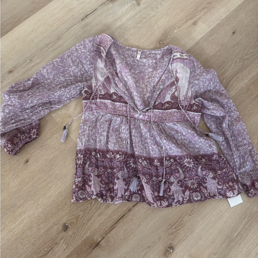 Spell Xanadu blouse in Purple Haze